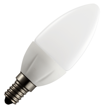 LED E14 Kerze Matt (5 Watt, 100x37mm)